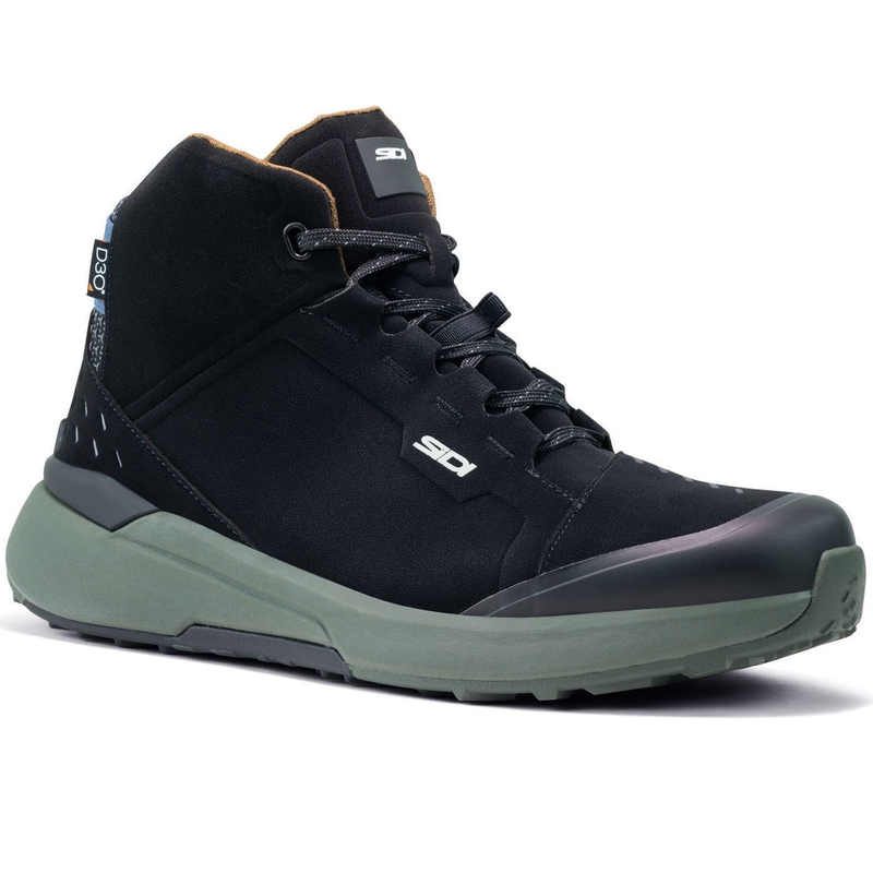 SIDI NUCLEUS Suede WP Motorradstiefel schwarz-grün