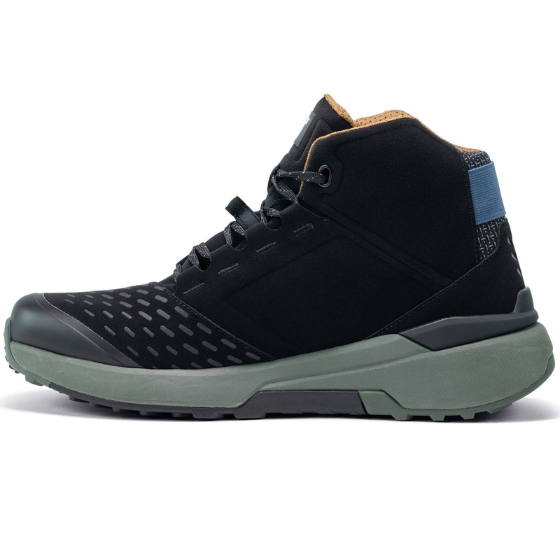 SIDI NUCLEUS Suede WP Motorradstiefel schwarz-grün
