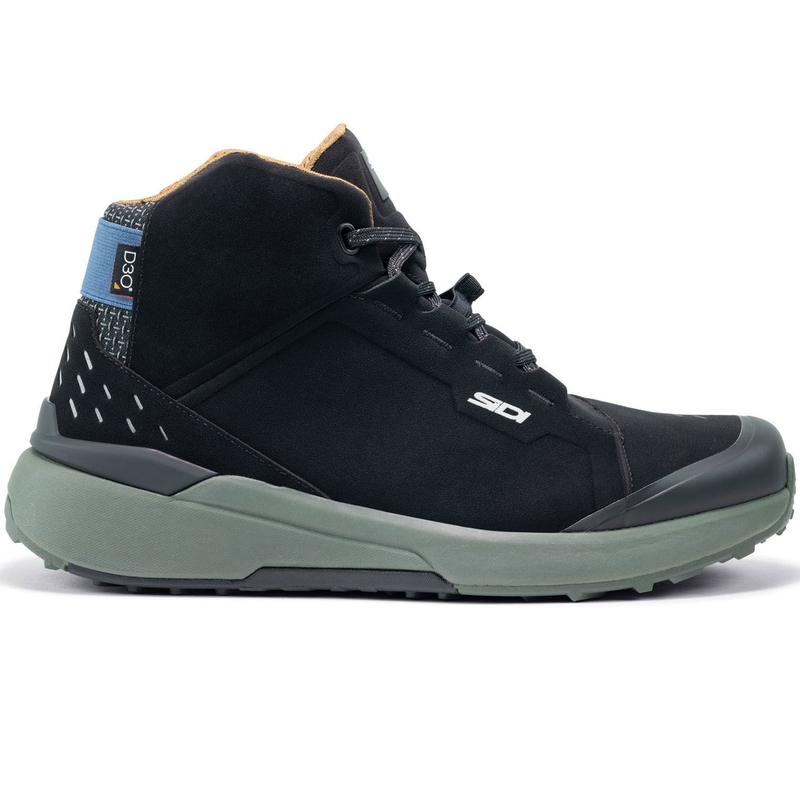 SIDI NUCLEUS Suede WP Motorradstiefel schwarz-grün
