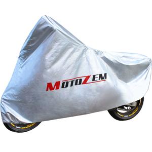 MotoZem Motorrad-Abdeckplane - silber