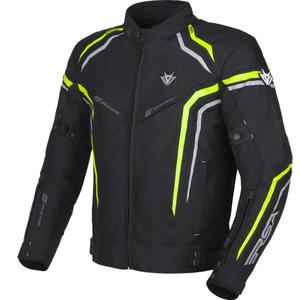 RSA Compact 2 Motorradjacke schwarz-grau-neongelb
