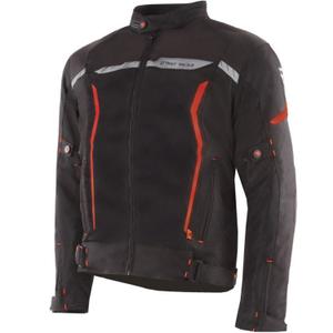 Street Racer Flex Air Motorradjacke schwarz-rot
