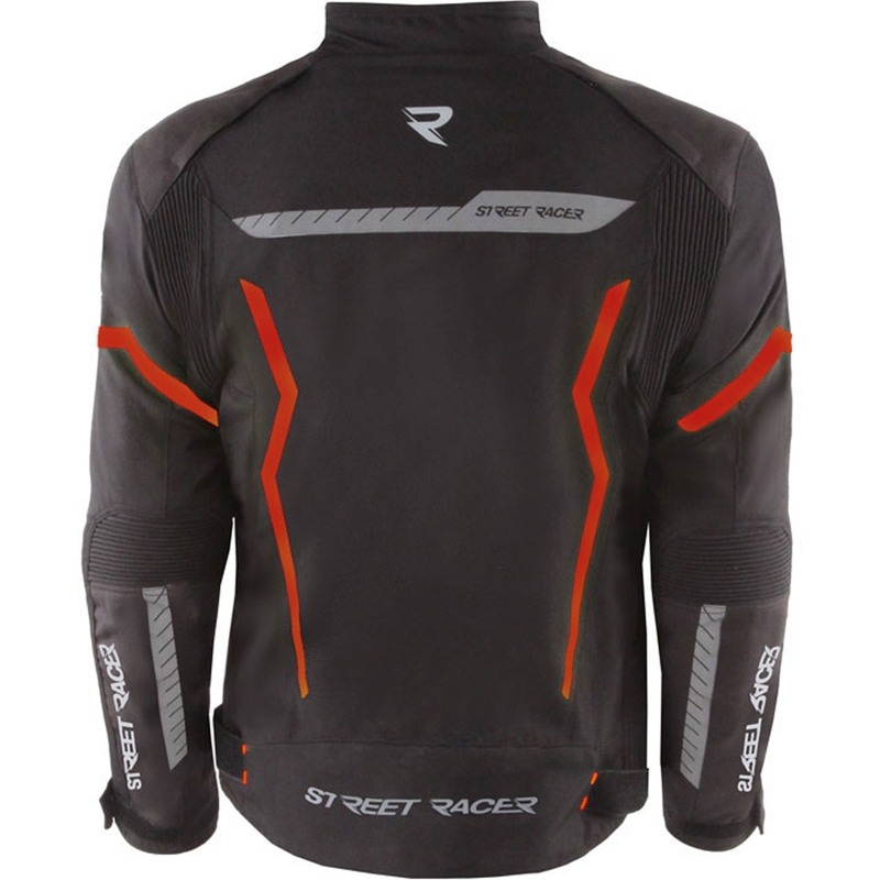 Street Racer Flex Air Motorradjacke schwarz-rot