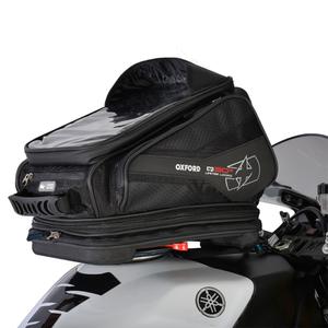 Tankrucksack für Motorrad Oxford Q30R QR schwarz