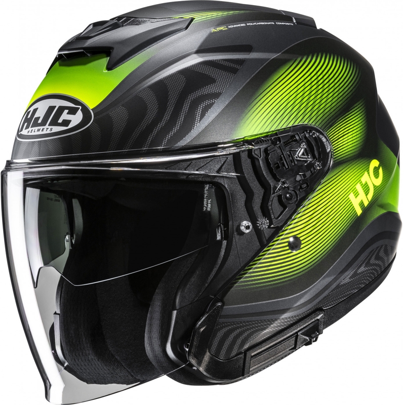 Jet-Motorradhelm HJC i31 Depe MC3HSF schwarz-fluogelb
