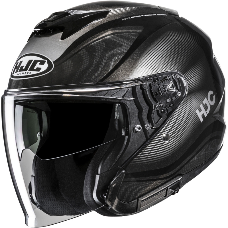 Jet-Motorradhelm HJC i31 Depe MC5 schwarz-silber