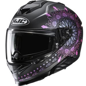Integralhelm Motorrad HJC i71 Niel MC28SF schwarz-pink