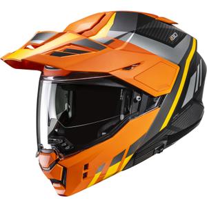 Klapphelm Motorrad HJC i80 Imes MC3H schwarz-grau-orange