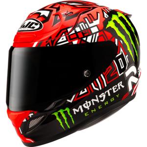 HJC RPHA 12 Quartararo Replica II MC1 Integralhelm Motorrad rot-schwarz