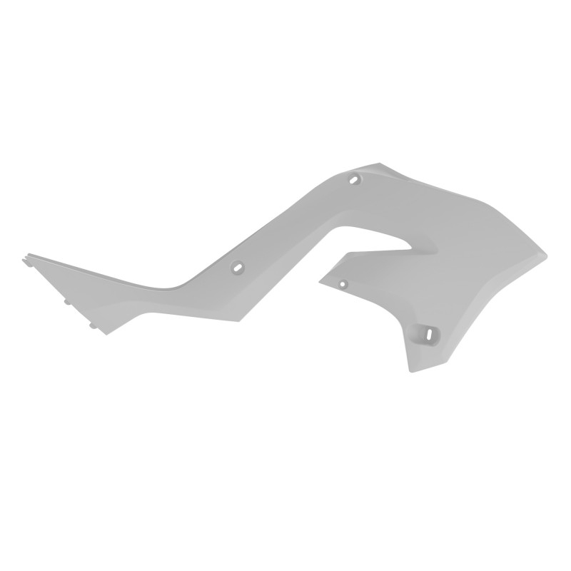 Radiator Scoops POLISPORT restyling weiß für KAWASAKI KX 125 2003-2008, KAWASAKI KX 250 2T 2003-2008