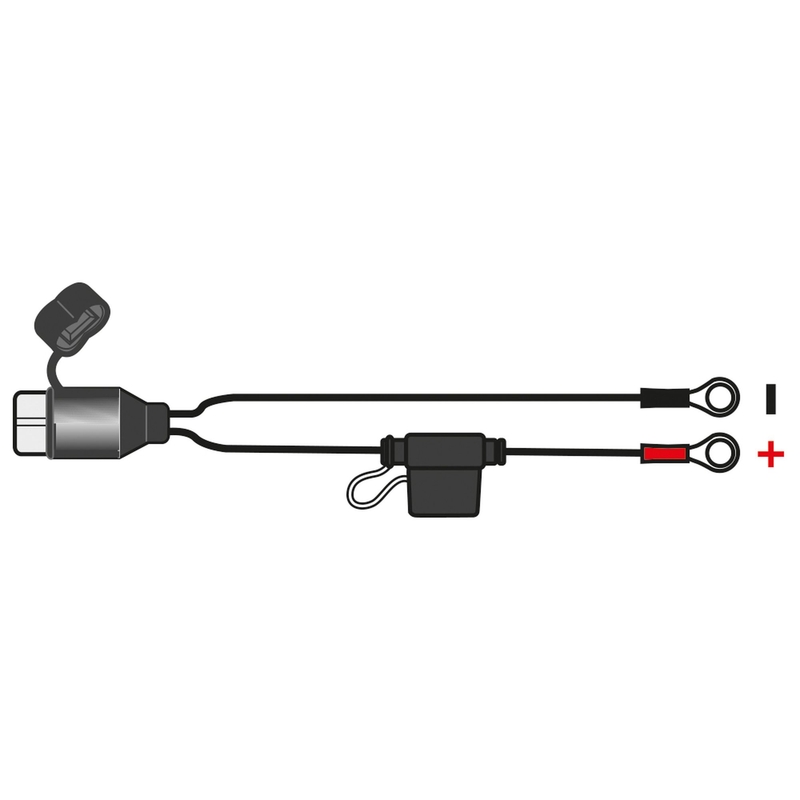 Verlängertes Kabel mit Ösenclips und Oxford-Verschluss