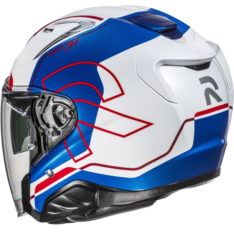 Jet-Motorradhelm RPHA 31 Dereen MC21 weiß-blau-rot