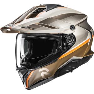 Enduro Motorradhelm HJC RPHA 60 Arbre MC7SF braun-beige-orange