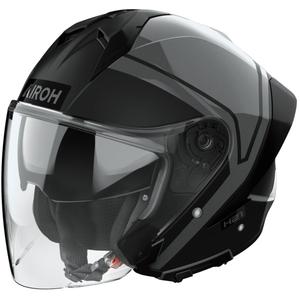 Jet-Motorradhelm Airoh H21 Square matt-glänzend schwarz-grau