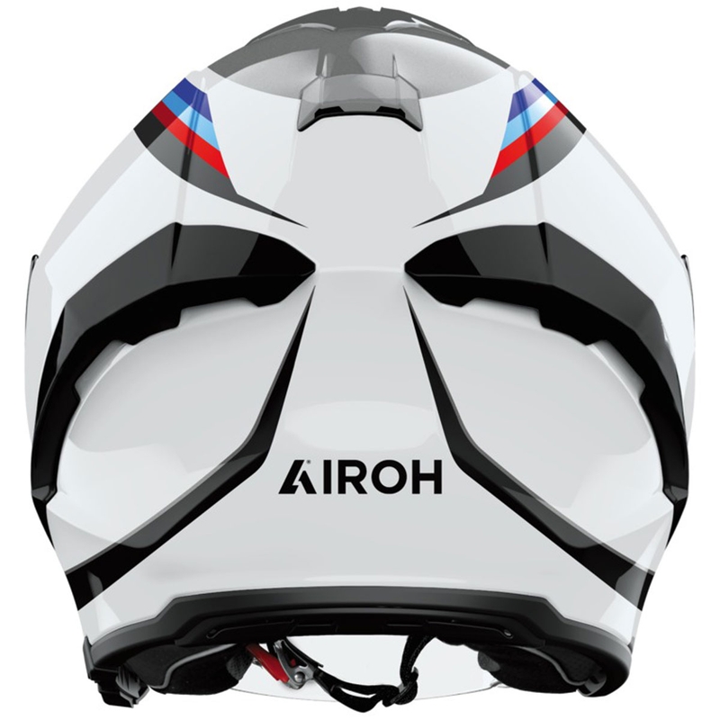 Offener Motorradhelm Airoh H21 Arrow glänzend grau-weiß