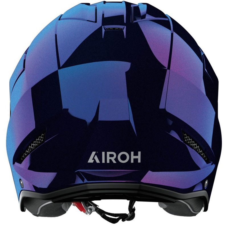 Trial Motorradhelm Airoh Kombakt Shimmer glänzend lila-blau