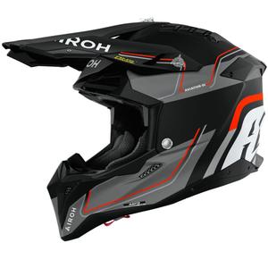 Motocross-Helm Airoh Aviator 3 Leader matt orange