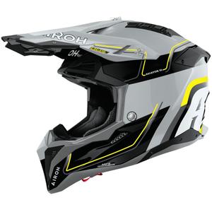 Airoh Aviator 3 Leader Motocrosshelm glänzend gelb