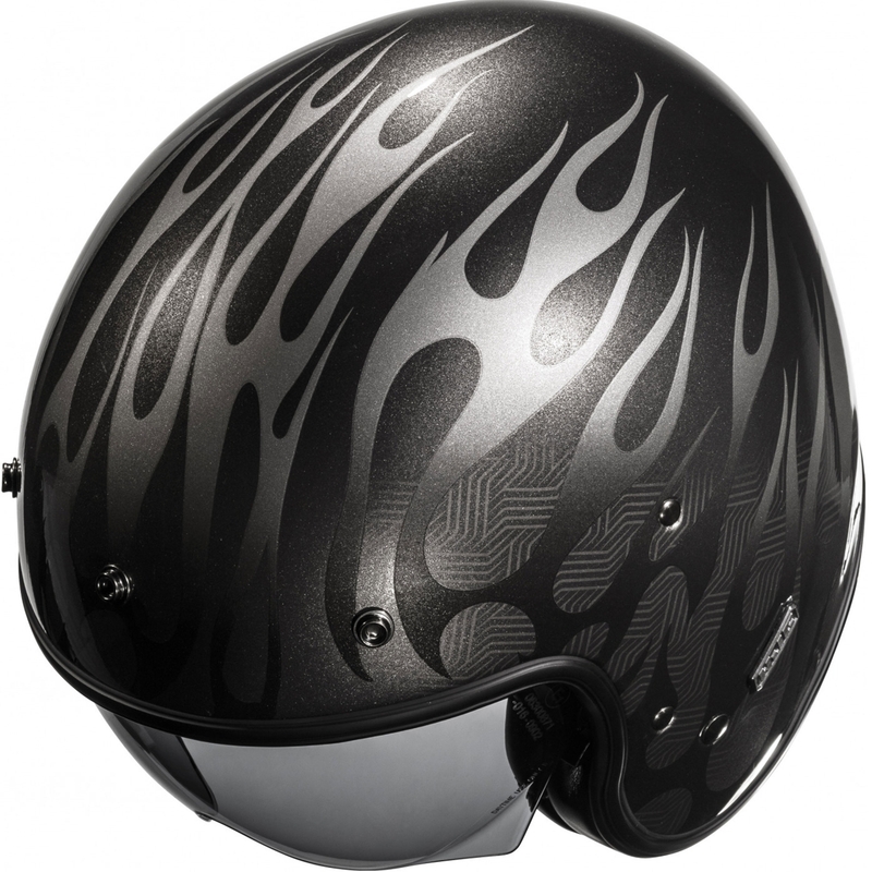Jet-Motorradhelm HJC V31 Firo MC5 schwarz-grau