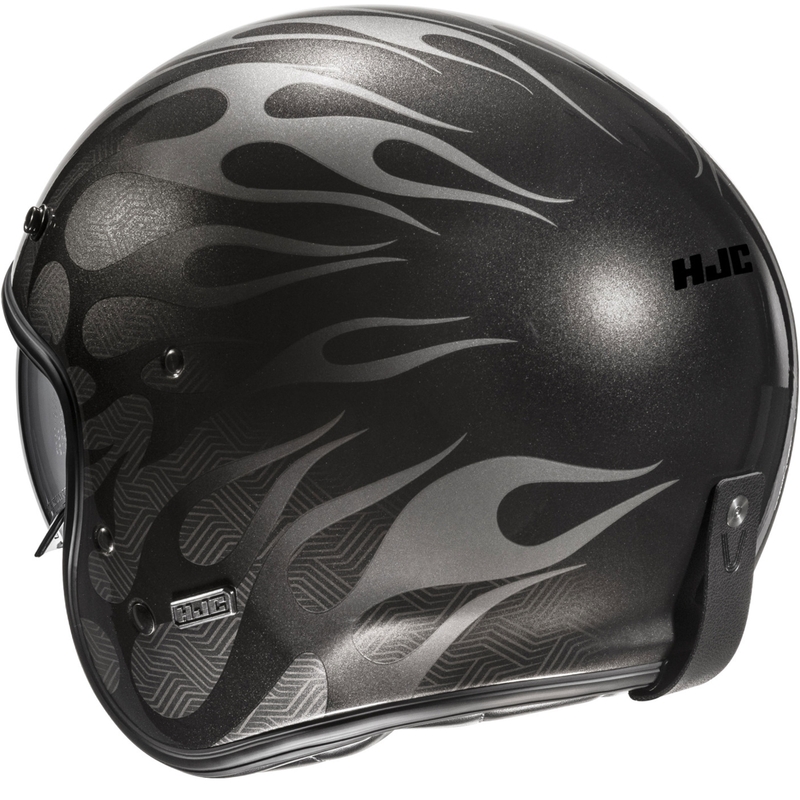 Jet-Motorradhelm HJC V31 Firo MC5 schwarz-grau