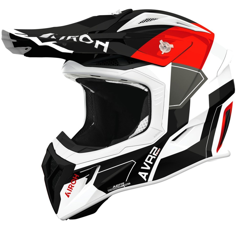 Airoh Aviator ACE 2 Shield Motocrosshelm glänzend rot