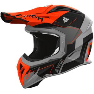 Motocross-Helm Airoh Aviator ACE 2 Shield matt orange