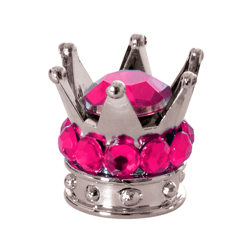 Oxford Crown Ventilkappen in Silber und Rosa