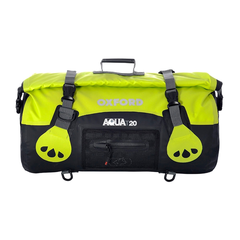 Wasserdichte Oxford Aqua20 Rolltasche schwarz-fluo gelb