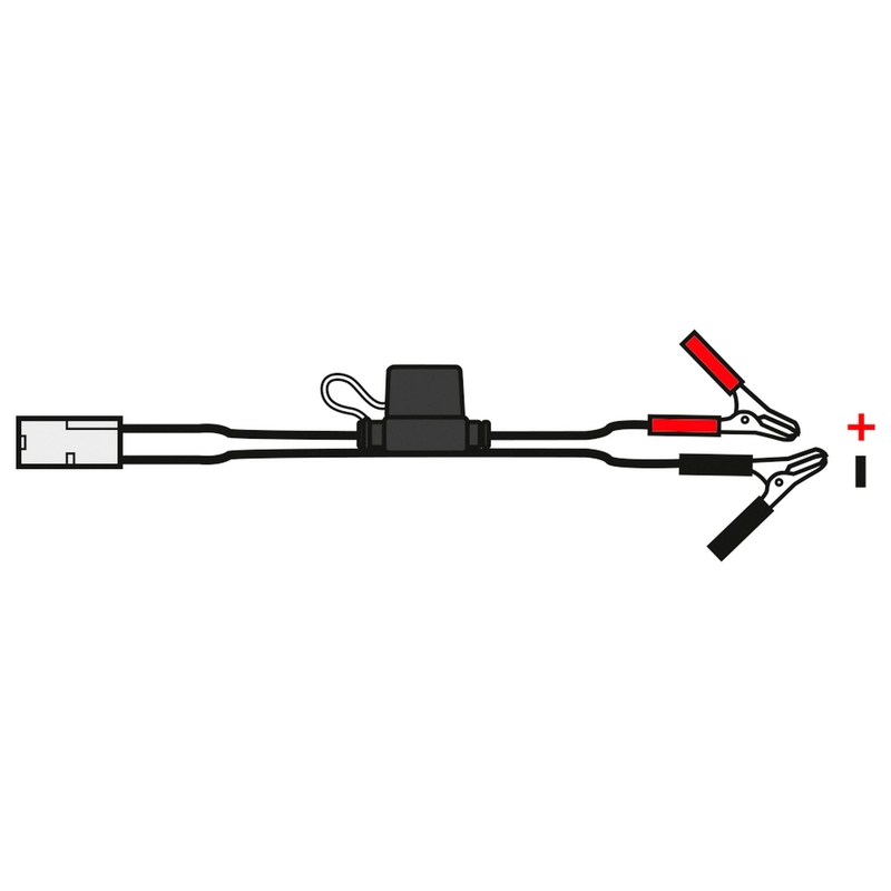 Verlängertes Oxford-Kabel mit Krokodilklemmen