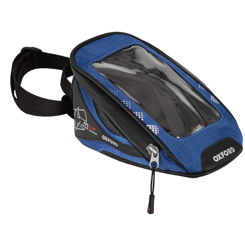 Tankrucksack für Motorrad Oxford M1R Micro schwarz-blau
