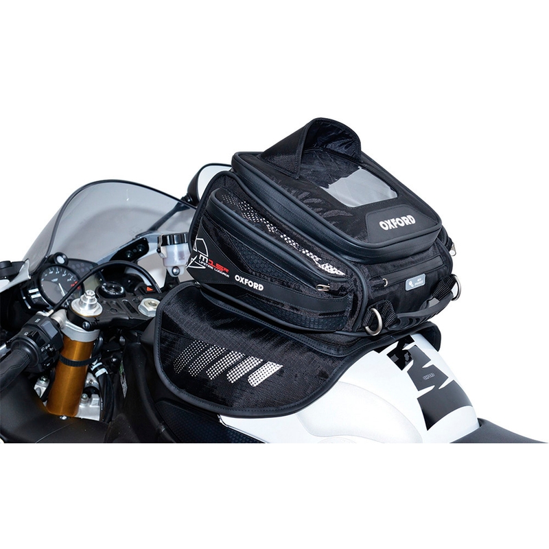 Tankrucksack für Motorrad Oxford M15R schwarz Ausverkauf
