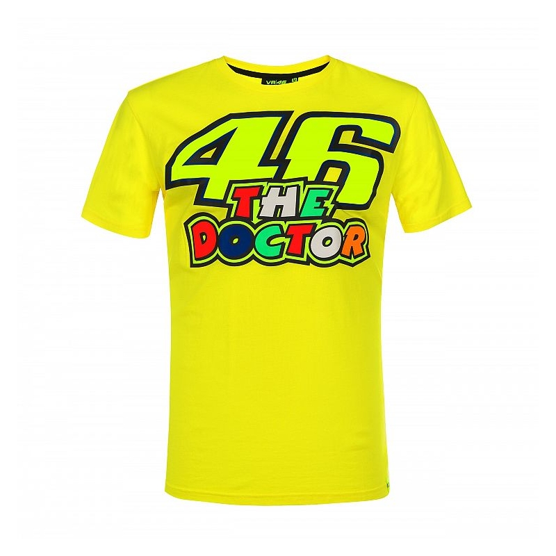 T-shirt VR46 Valentino Rossi THE DOCTOR 46 gelb