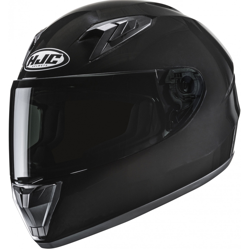 Kinder-Integralhelm für Motorräder HJC Y10 Solid metallic schwarz