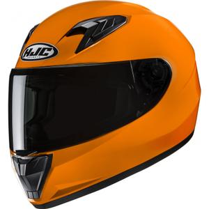 Kinder-Integralhelm für Motorräder HJC Y10 Solid Tramotno orange