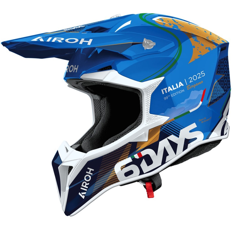 Airoh Wraaap 6DAYS ® ITALY Motocrosshelm glänzend