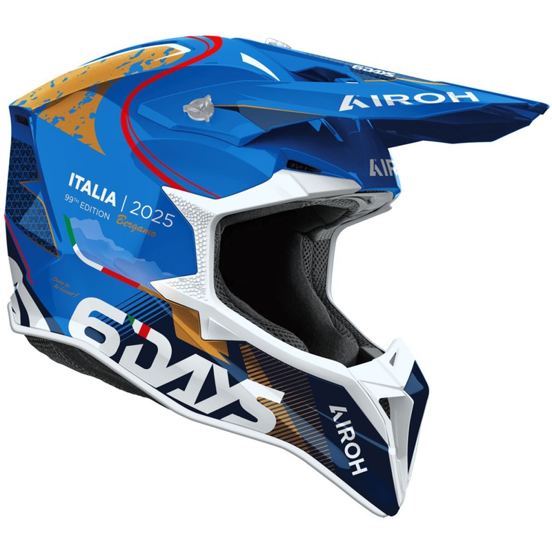 Airoh Wraaap 6DAYS ® ITALY Motocrosshelm glänzend