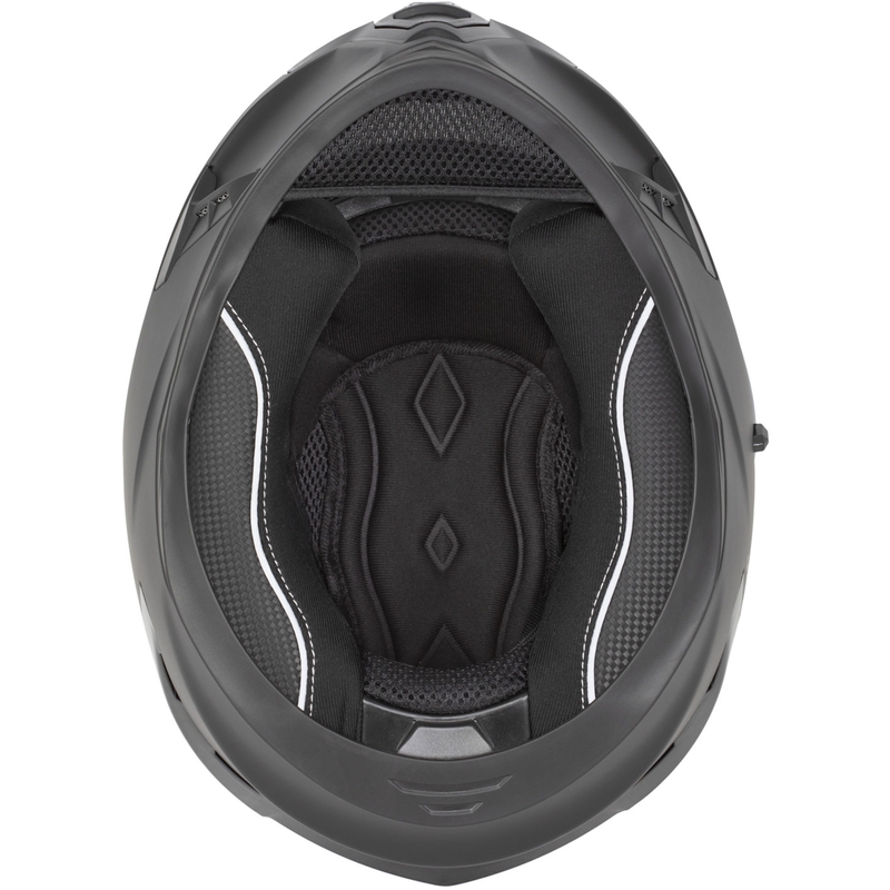 Cassida Orbit Track Integralhelm Motorrad weiß-fluo gelb-türkis-schwarz