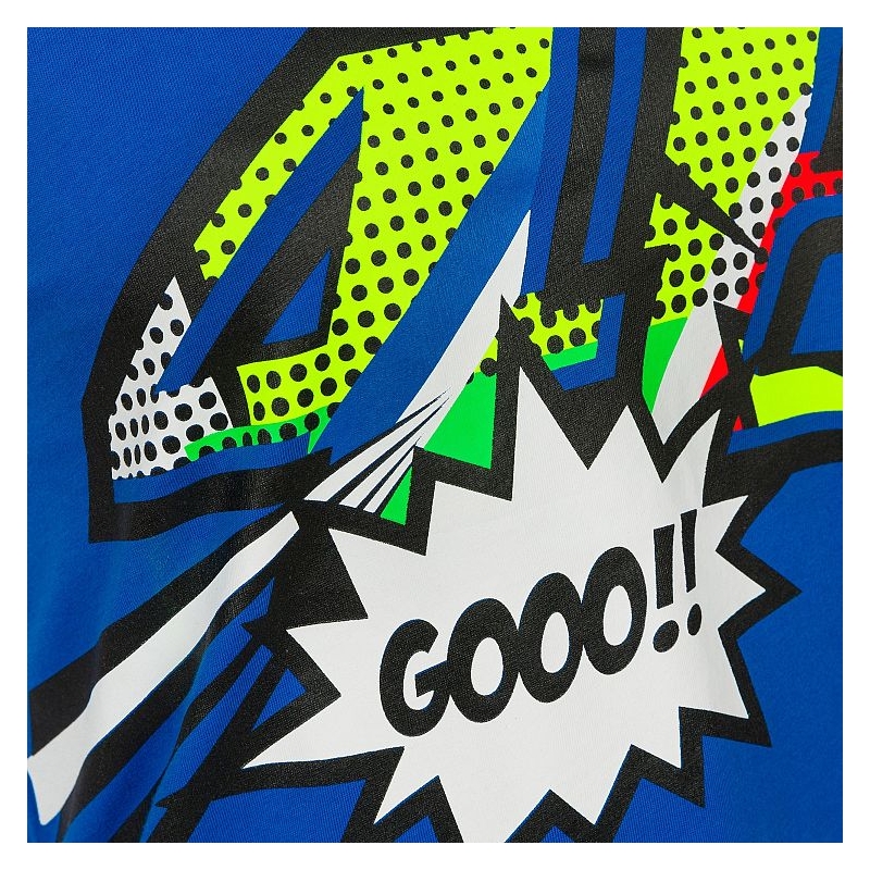 Damen Tanktop VR46 Valentino Rossi POP ART blau
