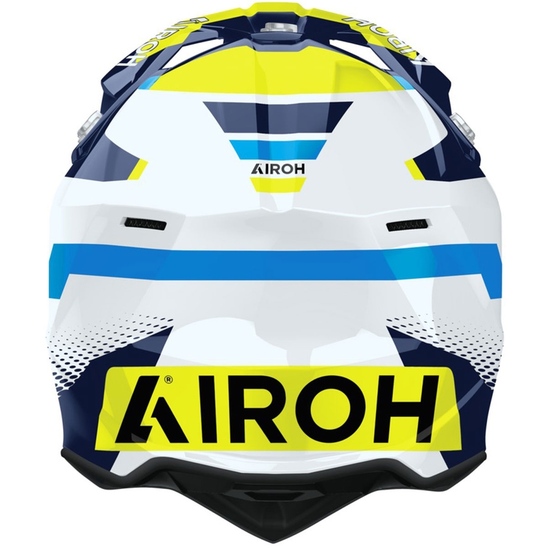 Airoh Wraaap Vision Motocrosshelm glänzend gelb-blau