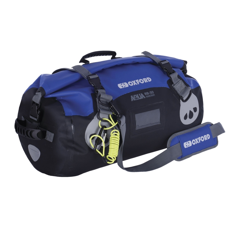 Wasserdichte Oxford Aqua RB-30 Rolltasche Schwarz-Blau