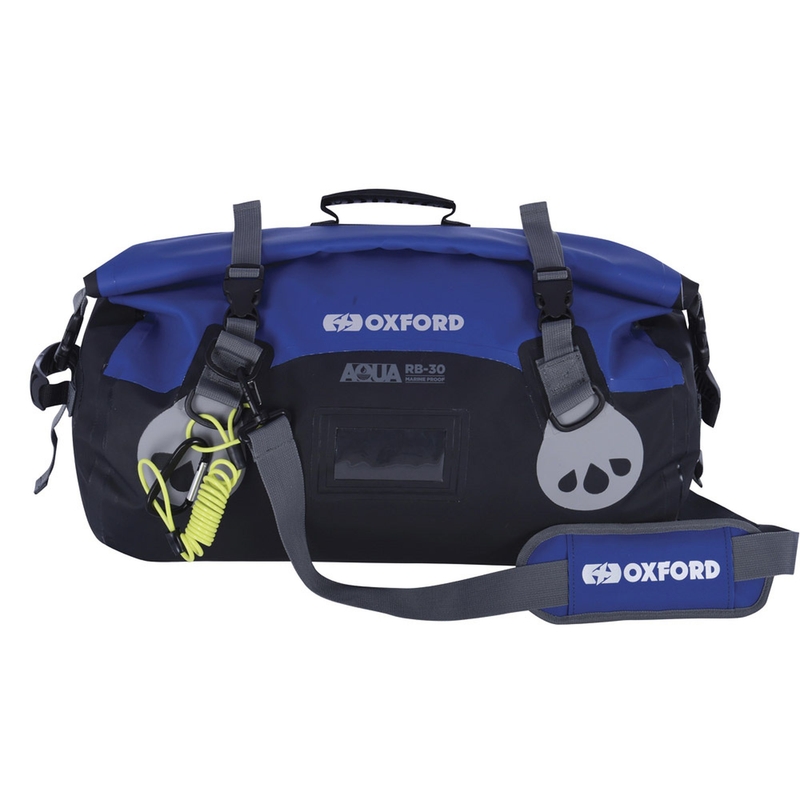 Wasserdichte Oxford Aqua RB-30 Rolltasche Schwarz-Blau