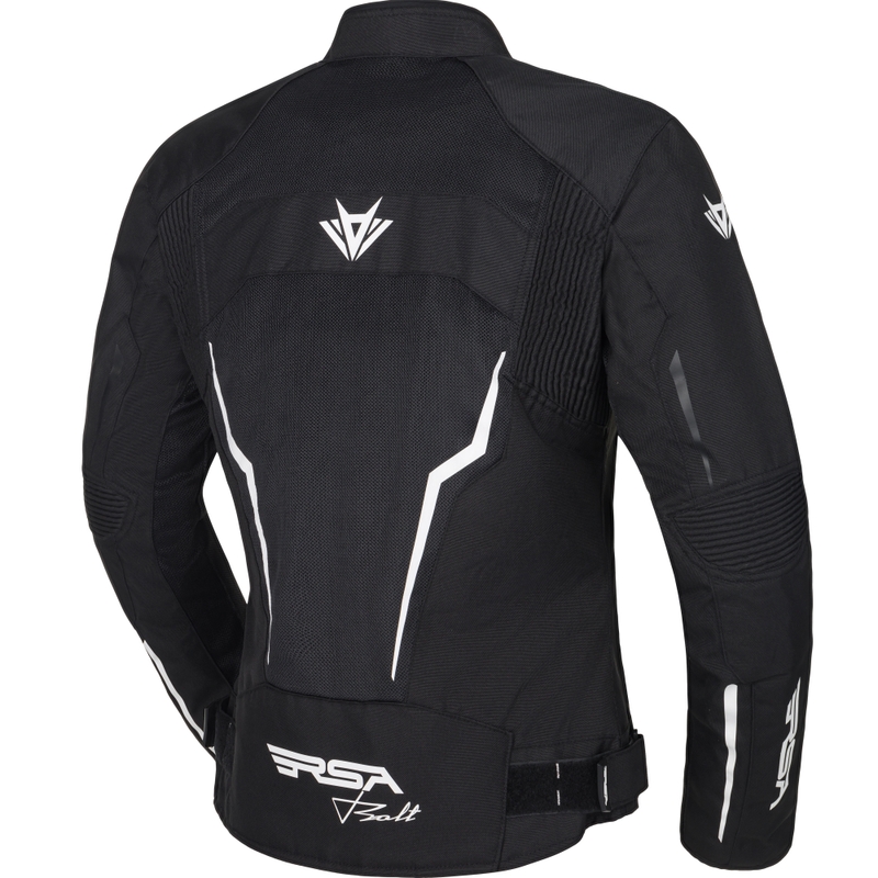 RSA Bolt Damen Motorradjacke schwarz-weiß