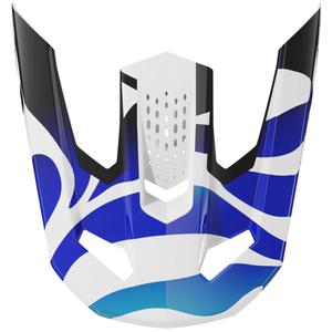 Visier für Shot Speed Ghost Helme glänzend blau