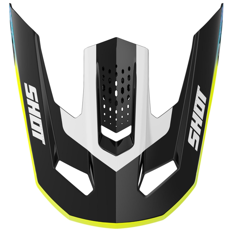 Visier für Shot Speed Hybrid Helme, leuchtendes Fluogelb