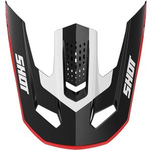 Visier für Shot Speed Hybrid Helme glänzend rot