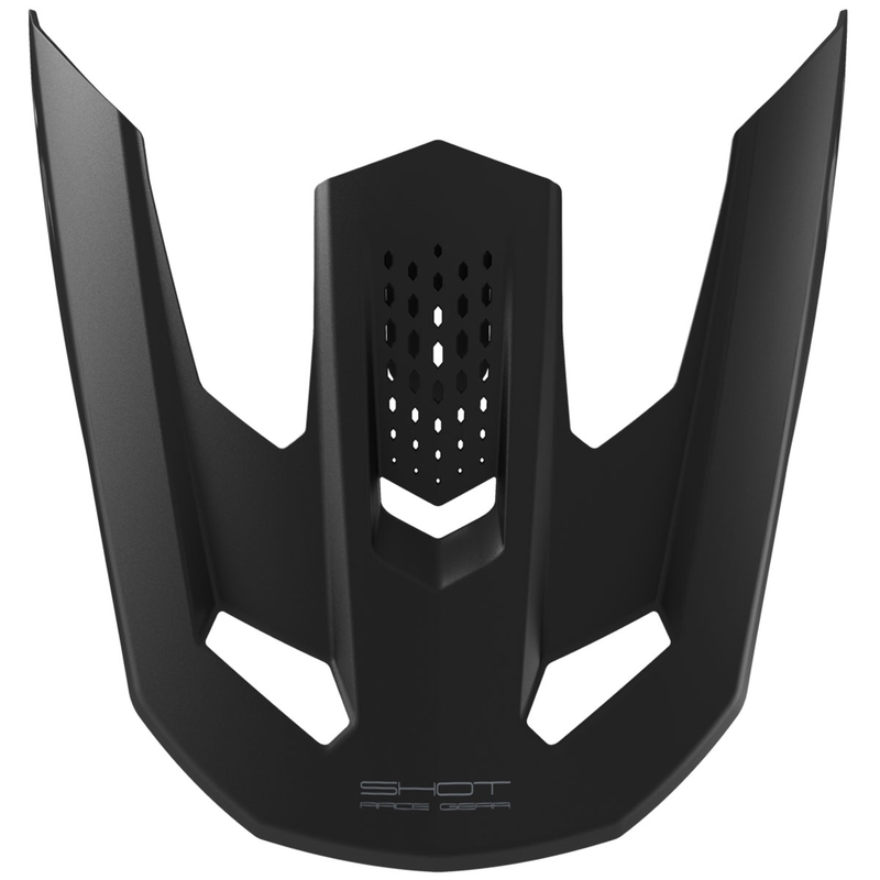 Visier für Shot Speed Solid Helme mattschwarz
