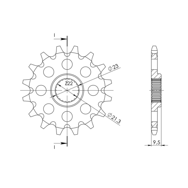 Ritzel SUPERSPROX STEALTH 15T, 520