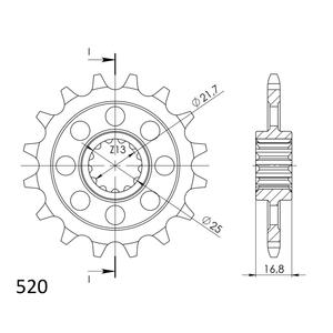 Ritzel SUPERSPROX STEALTH CST-1373:16.2 16T, 520