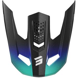 Visier für Shot Speed Olymp Kinderhelme perlblau