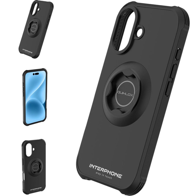Interphone QUIKLOX Tetraforce-Apple iPhone 17 Handyhülle schwarz